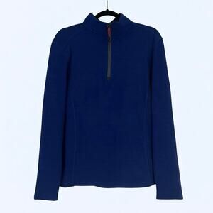 NWT Avalanche Mens Soft Blue Quarter Zip Sweatshirt